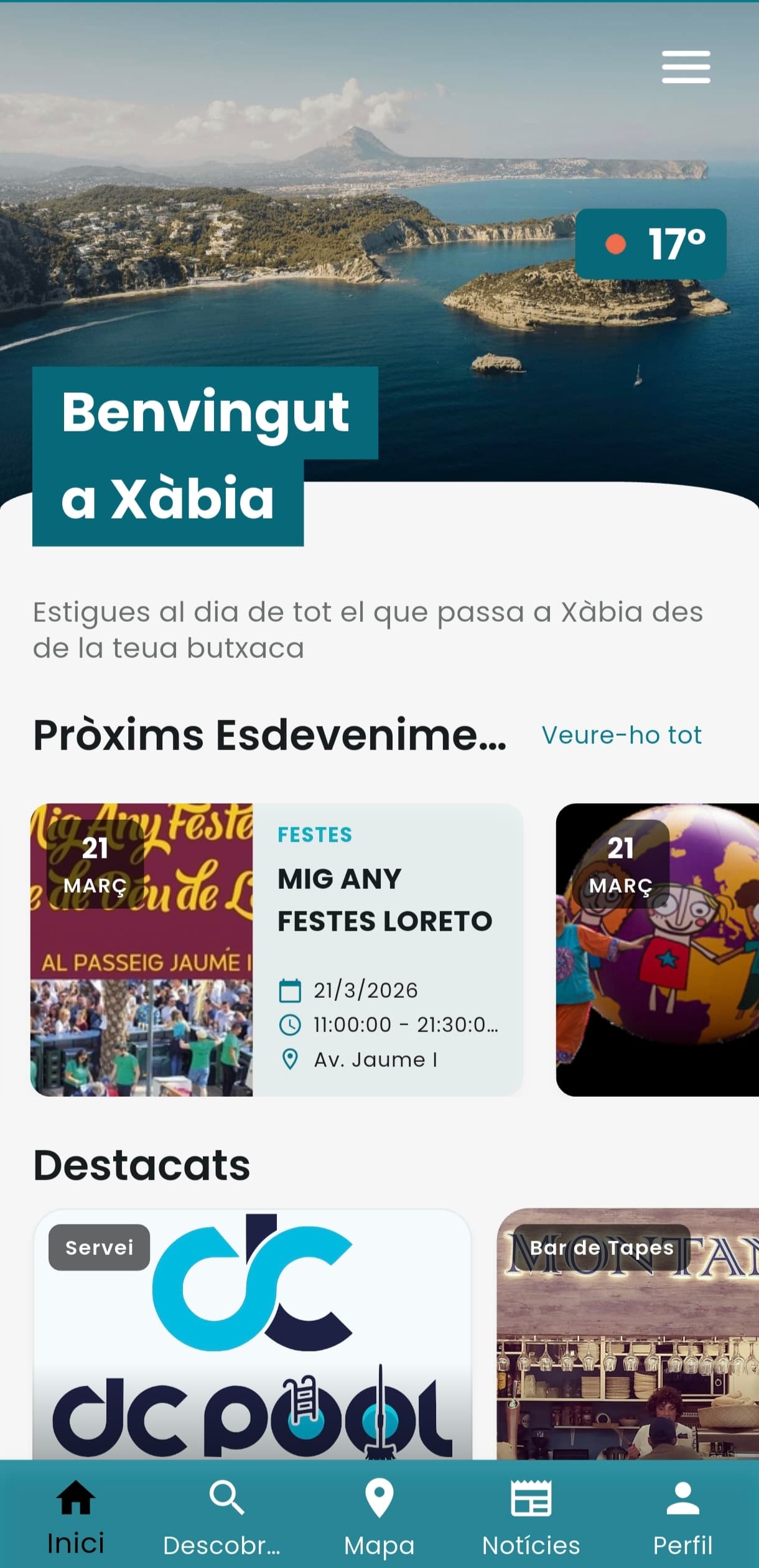 Benidorm App events Benidorm App events